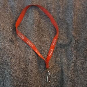 Vibrant Red Lanyard with Clip
